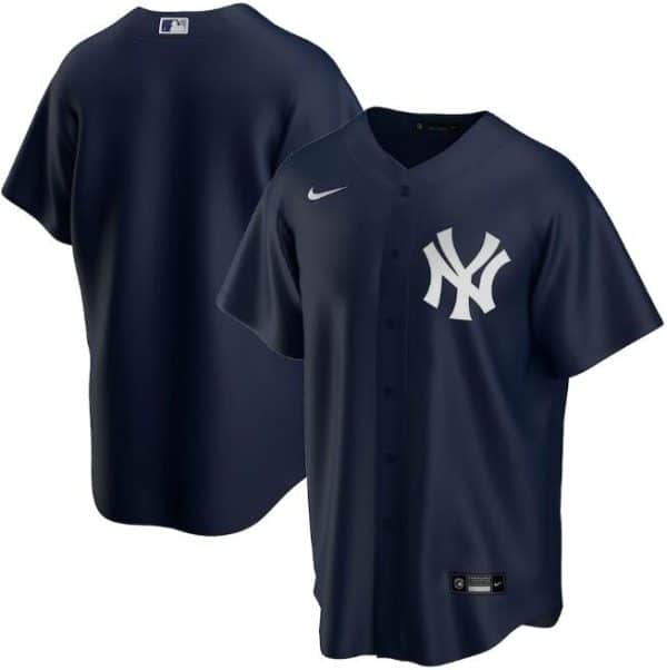 New York Yankees Navy Cool Base Stitched Jersey.