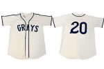 Homestead Grays Custom White Stitched Jersey