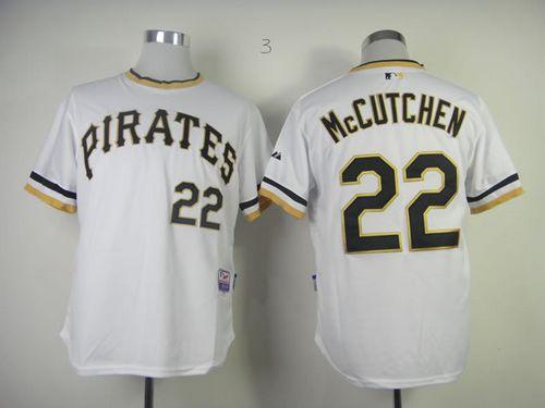 Pirates #22 Andrew McCutchen White Alternate 2 Cool Base Stitched Jersey