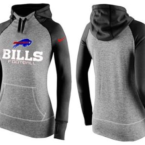 Nike Buffalo Bills Performance Hoodie Grey Black