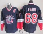 Rangers #68 Jaromir Jagr Navy Blue CCM Statue Of Liberty Stitched Jersey