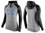 Nike Baltimore Ravens Performance Hoodie Grey Black_1