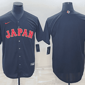 Japan Blank 2023 Black World Classic Stitched Jersey