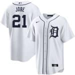 Detroit Tigers #21 Jackson Jobe White Cool Base Stitched Jersey