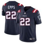 New England Patriots #22 Marcus Epps Navy 2025 Vapor Limited Stitched Jersey