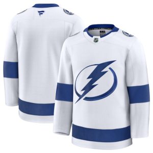 Tampa Bay Lightning Blank White 2024-25 Away Stitched Jersey