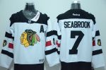 Blackhawks #7 Brent Seabrook White 2016 Stadium Series Stitched Jersey
