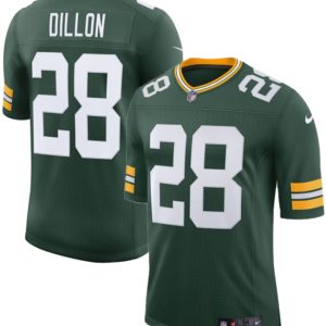 Green Bay Packers #28 A. J. Dillon Green 2025 New Vapor Untouchable Limited Stitched Jersey