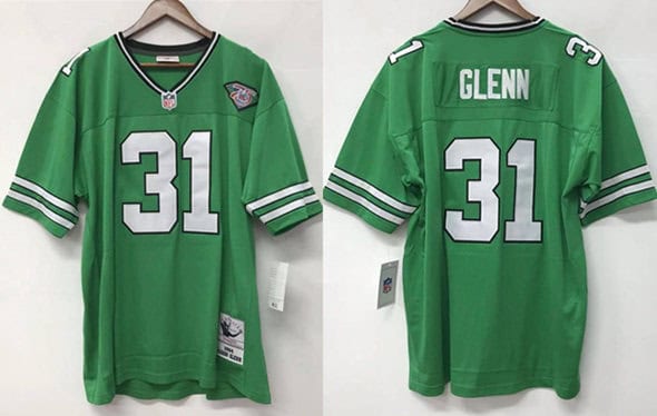 New York Jets #31 Aaron Glenn Green 1994 Throwback Stitched Jersey