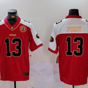San Francisco 49ers #13 Brock Purdy Red F.U.S.E. Golden Gate Bridge Alternate Vapor Limited Stitched Jersey
