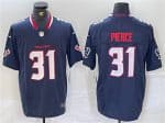 Houston Texans #31 Dameon Pierce Navy F.U.S.E. Vapor Limited Football Stitched Jersey