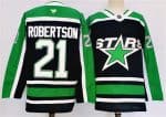 Dallas Stars #21 Jason Robertson Black 2024-25 Reverse Retro Stitched Jersey
