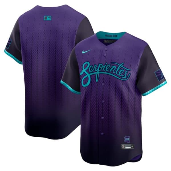 Arizona Diamondbacks Blank Purple 2025 City Connect Limited Stitched Jersey