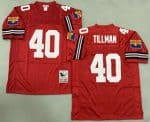 Arizona Cardinals #40 Pat Tillman Red Throwback Jersey