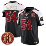 San Francisco 49ers #54 Fred Warner Balck F.U.S.E. Golden Gate Bridge With 3-Star C Patch Alternate Vapor Limited Stitched Jersey