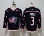 Columbus Blue Jackets #3 Seth Jones Navy Stitched Adidas Jersey