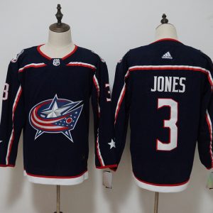 Columbus Blue Jackets #3 Seth Jones Navy Stitched Adidas Jersey