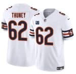 Chicago Bears #62 Joe Thuney White 2025 F.U.S.E. With 1-Star C Patch Vapor Untouchable Limited Stitched Jersey