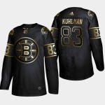 Boston Bruins #83 Karson Kuhlman Black Golden Edition Stitched Jersey