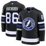 Tampa Bay Lightning #86 Nikita Kucherov Black 2024-25 Alternate Stitched Jersey