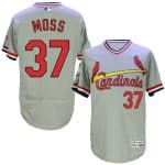 Cardinals #37 Brandon Moss Grey Flexbase Authentic Collection Cooperstown Stitched Jersey