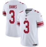 New York Giants #3 Deonte Banks White Vapor Untouchable Limited Stitched Jersey