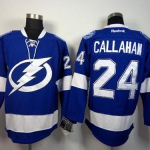 Lightning #24 Ryan Callahan Blue Stitched Jersey