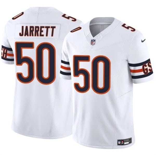 Chicago Bears #50 Grady Jarrett White 2025 F.U.S.E. Vapor Untouchable Limited Stitched Jersey