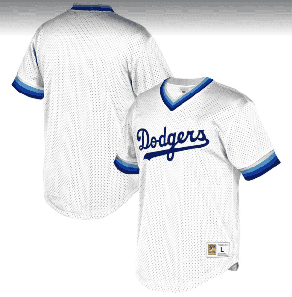 Los Angeles Dodgers White Stitched Jersey