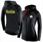 Nike Pittsburgh Steelers Full-Zip Performance Hoodie Black_1