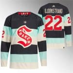 Seattle Kraken #22 Oliver Bjorkstrand Deep Sea Blue 2024 Winter Classic Primegreen Stitched Jersey