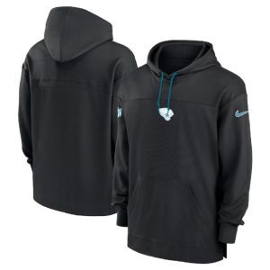 Jacksonville Jaguars Black Performance Pullover Hoodie