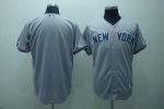 Yankees Blank Stitched Grey Jersey