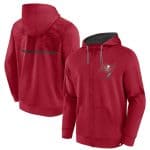 Tampa Bay Buccaneers Red Defender Evo Full-Zip Hoodie