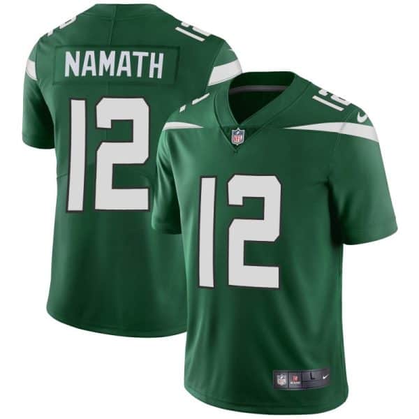 New York Jets #12 Joe Namath Green Vapor Untouchable Limited Stitched Jersey