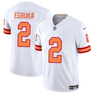 Tampa Bay Buccaneers #2 Emeka Egbuka White 2025 F.U.S.E. Vapor Limited Football Stitched Jersey