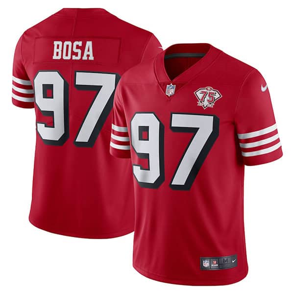 San Francisco 49ers #97 Nick Bosa Stitched Jersey