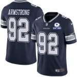 Dallas Cowboys #92 Dorance Armstrong Navy With Est 1960 Patch Limited Stitched Jersey