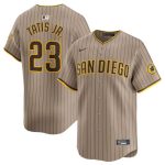 San Diego Padres #23 Fernando Tatis Jr. Tan 2024 Alternate Limited Stitched Jersey