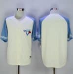 Blue Jays Blank Cream Blue Exclusive New Cool Base Stitched Jersey