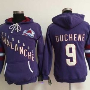 Colorado Avalanche #9 Lanny McDonald Purple Old Time Heidi NHL Hoodie