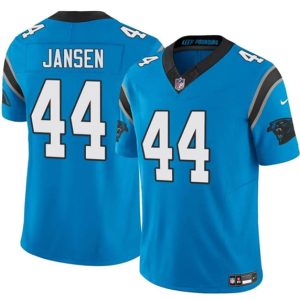Carolina Panthers #44 J.J. Jansen Blue 2025 F.U.S.E. Vapor Limited Stitched Jersey