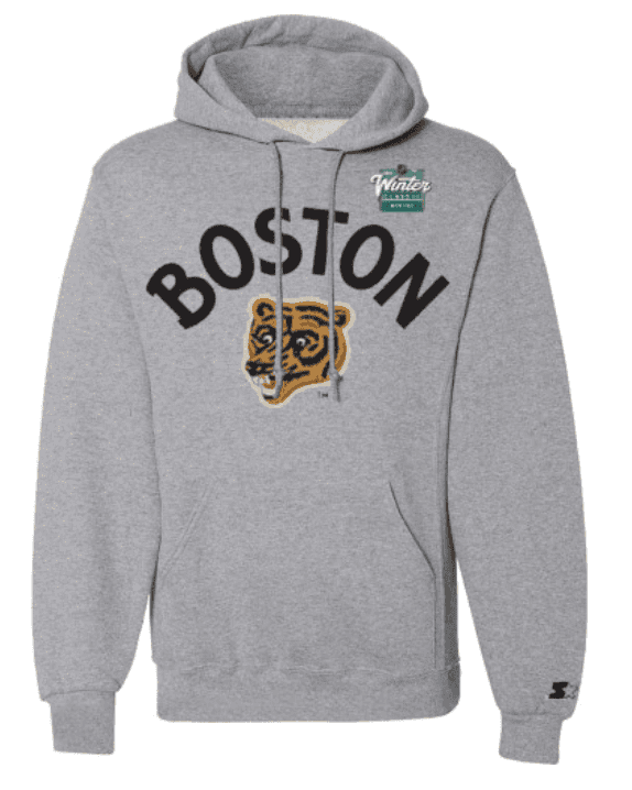 Boston Bruins Gray Winter Classic Starter Pullover Hoodie