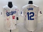 Los Angeles Dodgers #12 Sana White 2025 Tokyo Series Limited Stitched Jersey
