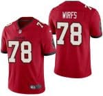 Tampa Bay Buccaneers #78 Tristan Wirfs 2020 Red Vapor Untouchable Limited Stitched Jersey