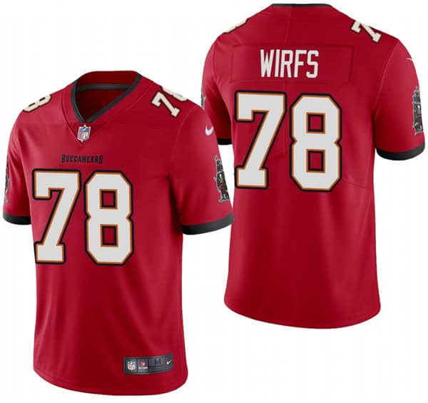 Tampa Bay Buccaneers #78 Tristan Wirfs 2020 Red Vapor Untouchable Limited Stitched Jersey