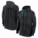 Carolina Panthers Black 2024 Team Full-Zip Hoodie