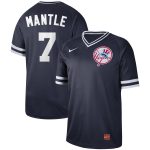 New York Yankees #7 Mickey Mantle Navy Cooperstown Legend Collection Stitched Jersey