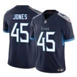 Tennessee Titans #45 Dre'Mont Jones Navy 2025 F.U.S.E. Vapor Limited Stitched Jersey