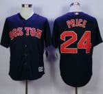 Red Sox #24 David Price Navy Blue New Cool Base Stitched Jersey